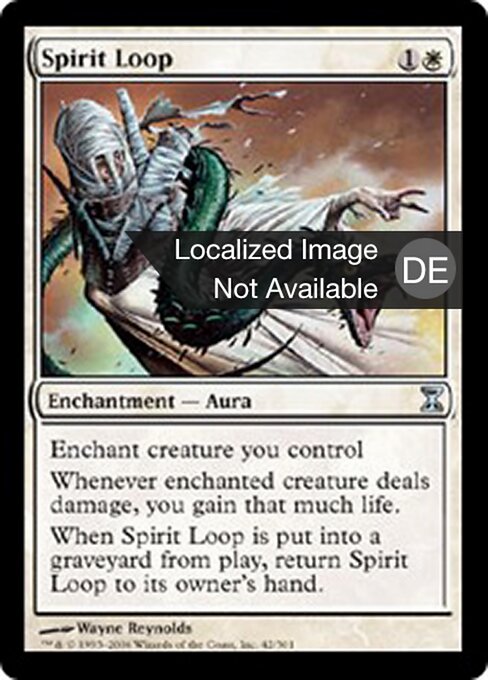 Ciclo Spirituale (Spirit Loop) - Time Spiral (#42) - Illustrated by Wayne Reynolds - Magic: The Gathering Card