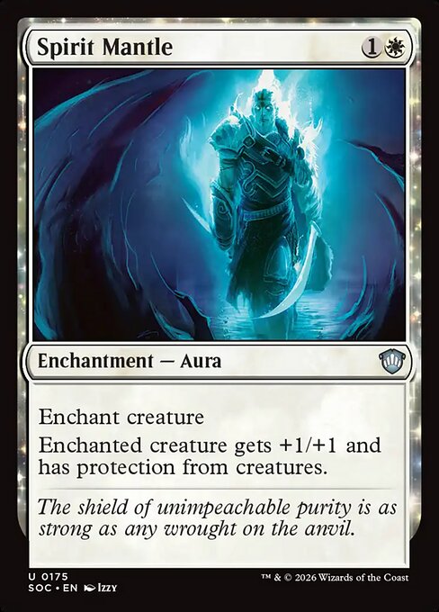 Spirit Mantle - Secrets of Strixhaven Commander Magic card
