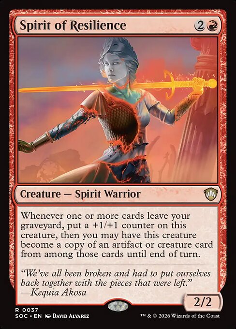 Spirit of Resilience art by David Álvarez