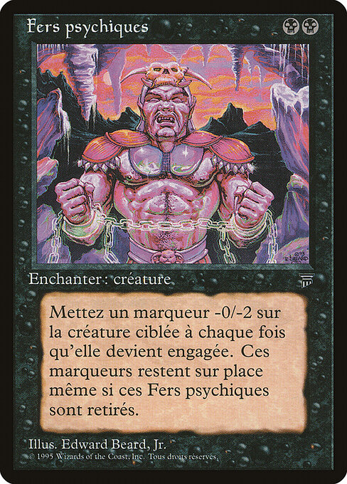 Fers psychiques (Spirit Shackle) - Renaissance (#65) - Illustrated by Edward P. Beard, Jr. - Magic: The Gathering Card