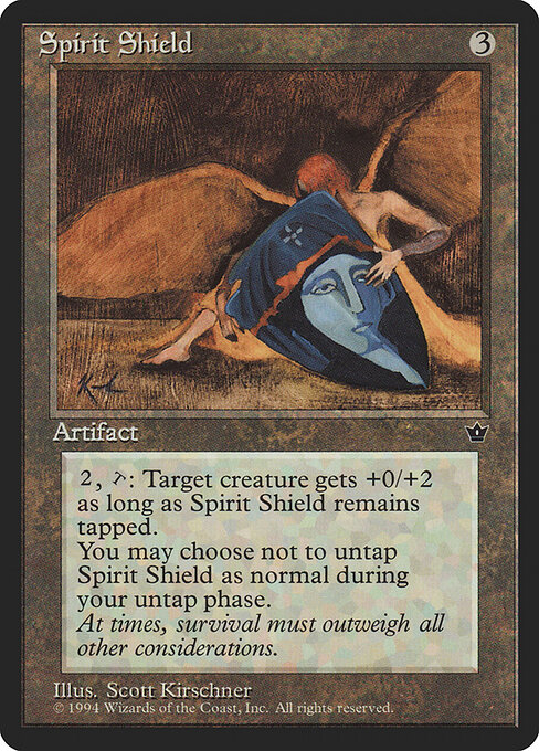 Spirit Shield - Fallen Empires Magic card