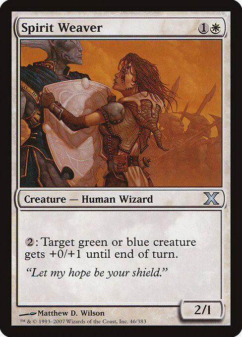 Spirit Weaver - Tenth Edition Magic card