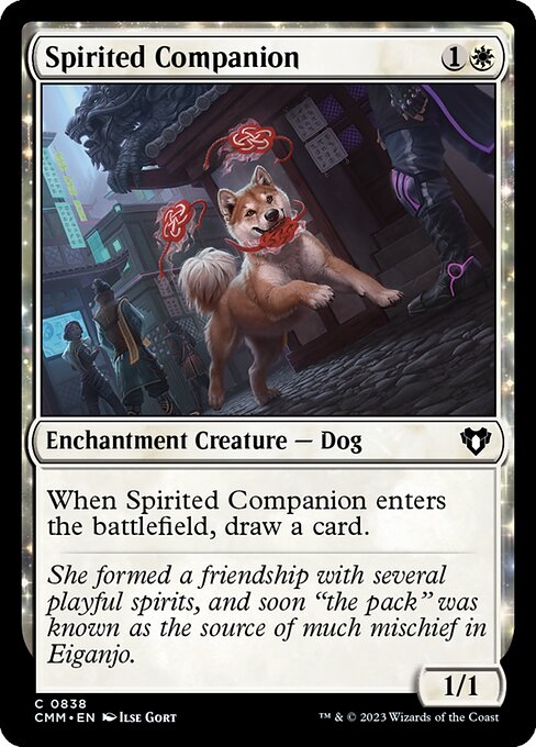 Spirited Companion - Commander Masters Magic card