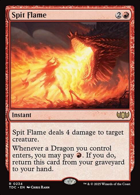 Spit Flame - Tarkir: Dragonstorm Commander Magic card