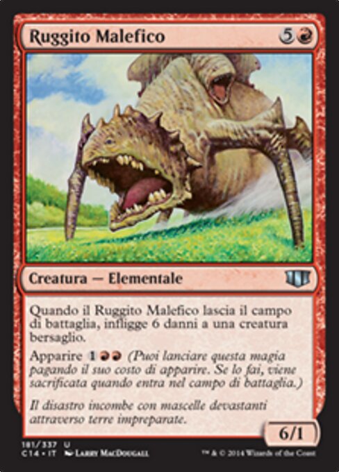 Spitebellows - Commander 2014 (#181) - Illustrated by Larry MacDougall - Magic: The Gathering Card