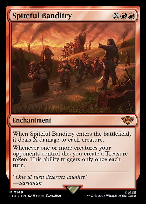 Spiteful Banditry - The Lord of the Rings: Tales of Middle-earth Magic card