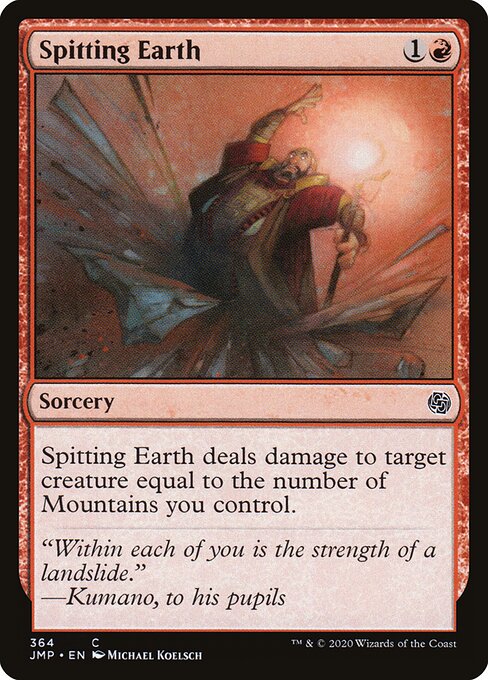 Spitting Earth - Jumpstart Magic card