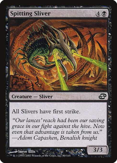 Spitting Sliver - Planar Chaos Magic card