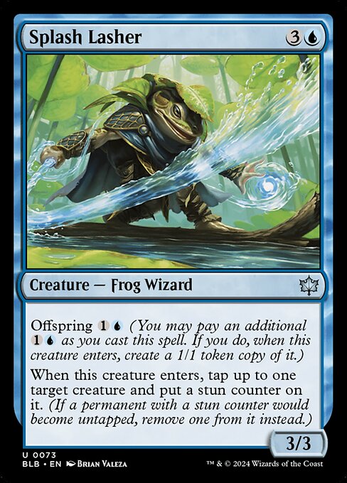Splash Lasher - Bloomburrow Magic card