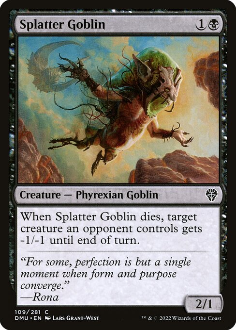 Splatter Goblin - Dominaria United Magic card