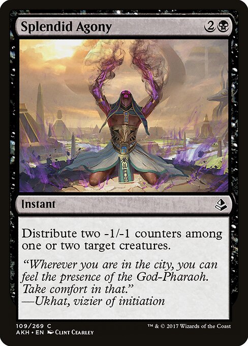 Splendid Agony - Amonkhet (#109) - Illustrated by Clint Cearley - Magic: The Gathering Card