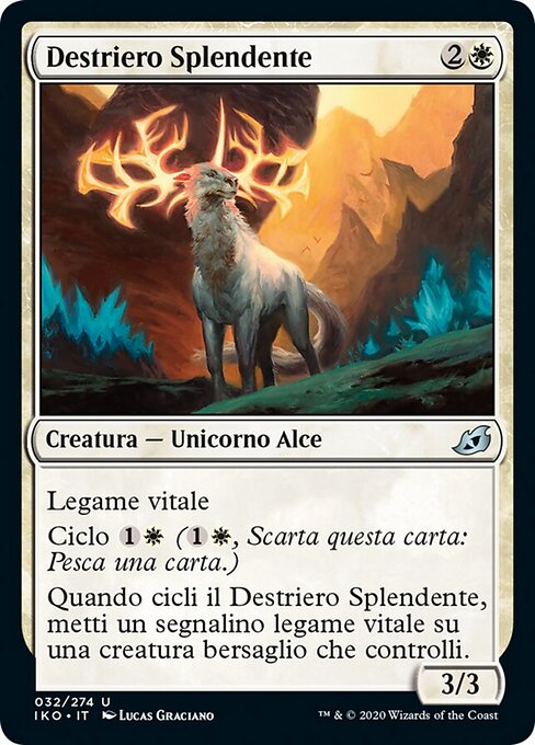 Corcel radiante (Splendor Mare) - Ikoria: Lair of Behemoths (#32) - Illustrated by Lucas Graciano - Magic: The Gathering Card