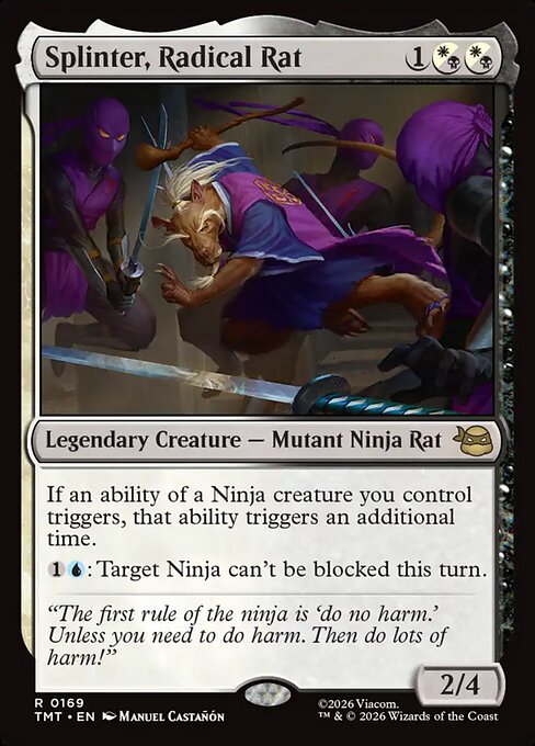 Splinter, Radical Rat art by Manuel Castañón