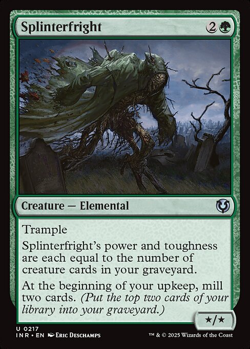 Splinterfright - Innistrad Remastered (#217) - Illustrated by Eric Deschamps - Magic: The Gathering Card