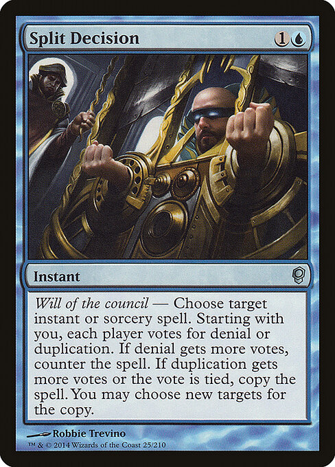 Split Decision - Conspiracy Magic card