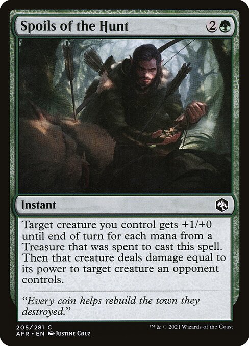 Spoils of the Hunt - Adventures in the Forgotten Realms Magic card