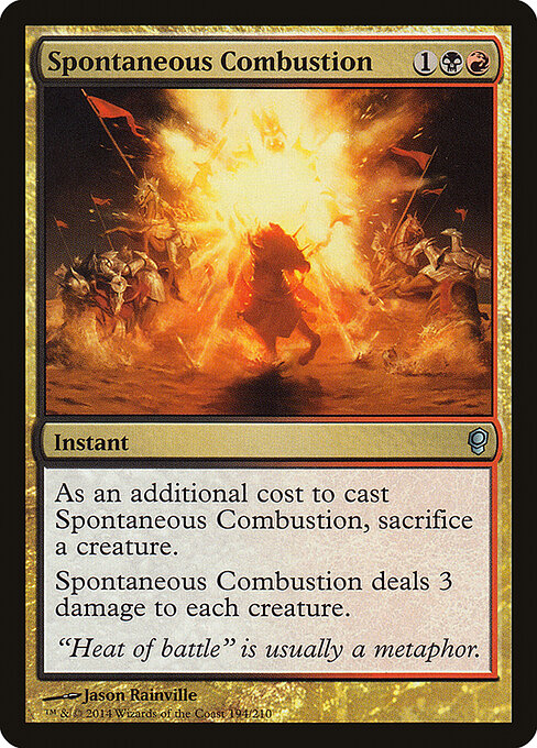 Spontaneous Combustion - Conspiracy Magic card