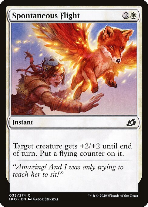 Spontaneous Flight - Ikoria: Lair of Behemoths Magic card