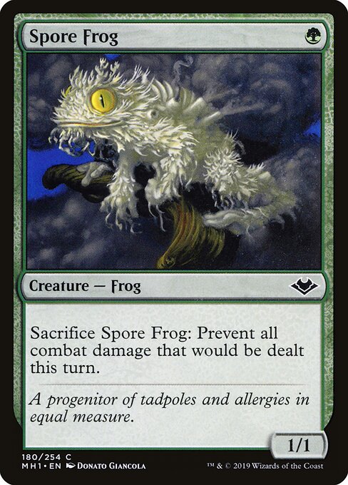 Spore Frog - Modern Horizons (#180) - Illustrated by Donato Giancola - Magic: The Gathering Card