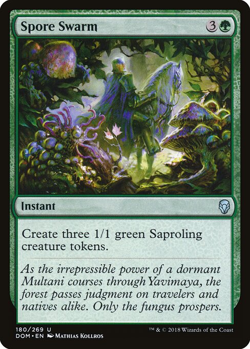 Spore Swarm - Dominaria Magic card