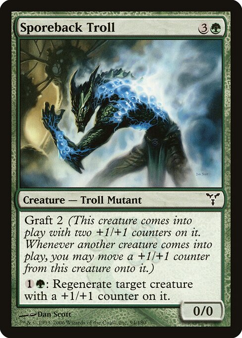 Sporeback Troll - Dissension Magic card