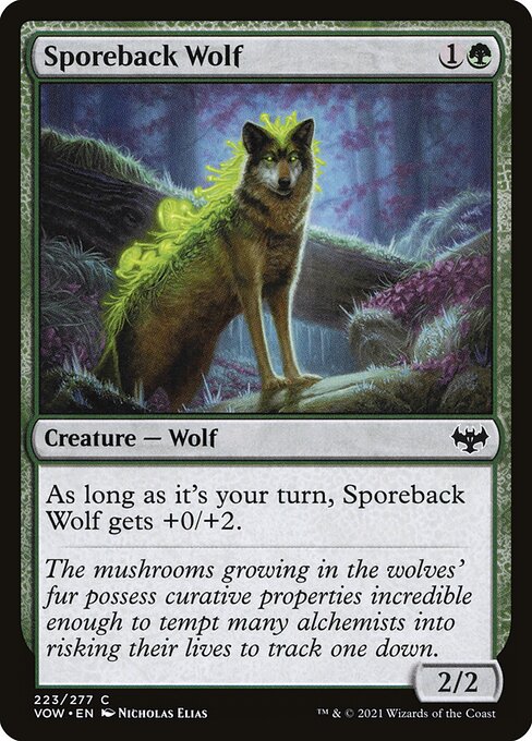 Sporeback Wolf - Innistrad: Crimson Vow Magic card