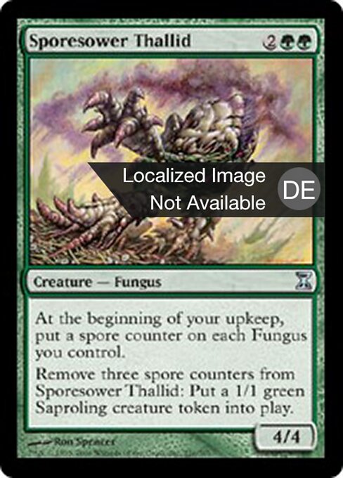 Sporensäender Thallid (Sporesower Thallid) - Time Spiral (#220) - Illustrated by Ron Spencer - Magic: The Gathering Card