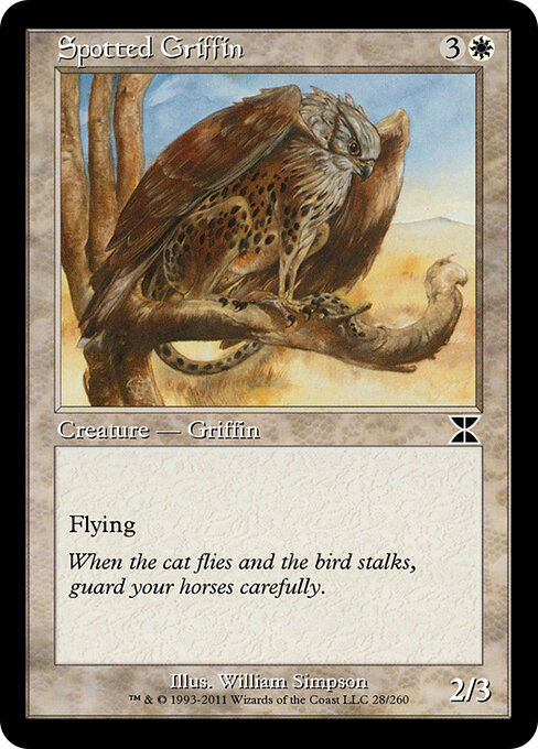 Spotted Griffin - Masters Edition IV Magic card