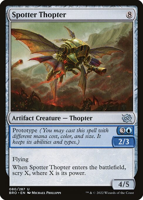 Spotter Thopter - The Brothers' War Magic card