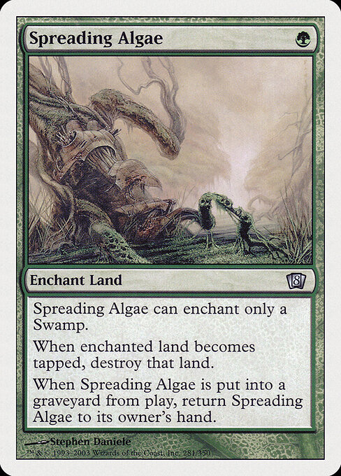 Spreading Algae - Eighth Edition Magic card
