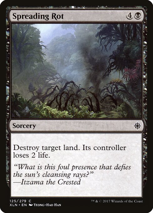Spreading Rot - Ixalan Magic card