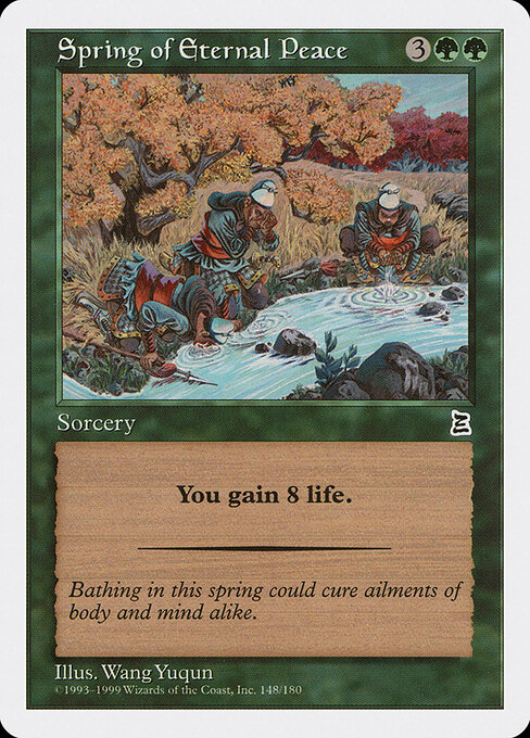 Spring of Eternal Peace - Portal Three Kingdoms Magic card