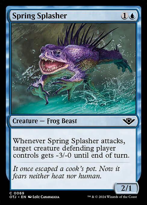 Spring Splasher - Outlaws of Thunder Junction Magic card