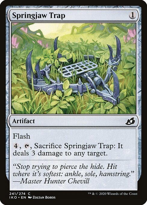 Springjaw Trap - Ikoria: Lair of Behemoths Magic card