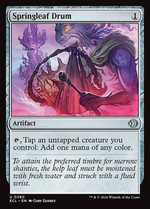Springleaf Drum - Lorwyn Eclipsed Magic card