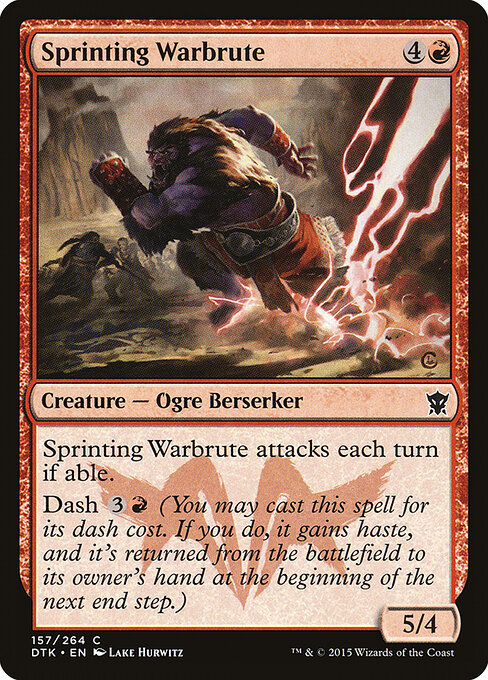 Sprinting Warbrute - Dragons of Tarkir Magic card