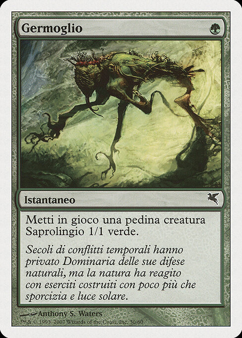 Germoglio (Sprout) - Salvat 2005 (#J30) - Illustrated by Anthony S. Waters - Magic: The Gathering Card