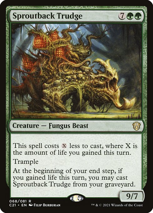 Sproutback Trudge - Commander 2021 Magic card