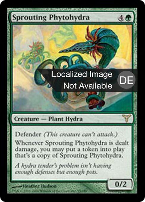 Fito-Hidra Germinante (Sprouting Phytohydra) - Dissension (#95) - Illustrated by Heather Hudson - Magic: The Gathering Card
