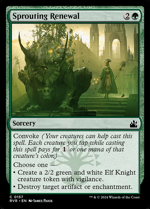 Sprouting Renewal - Ravnica Remastered Magic card