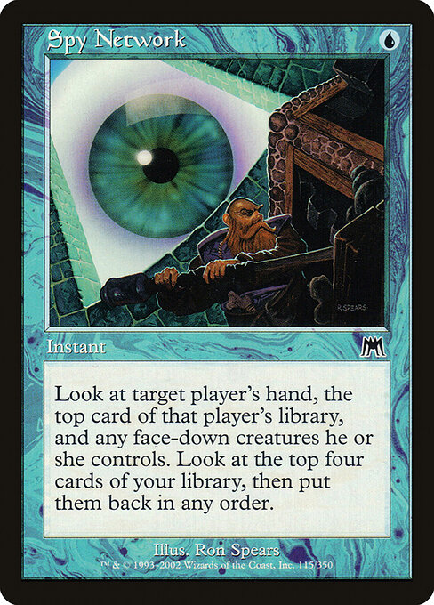 Spy Network - Onslaught Magic card