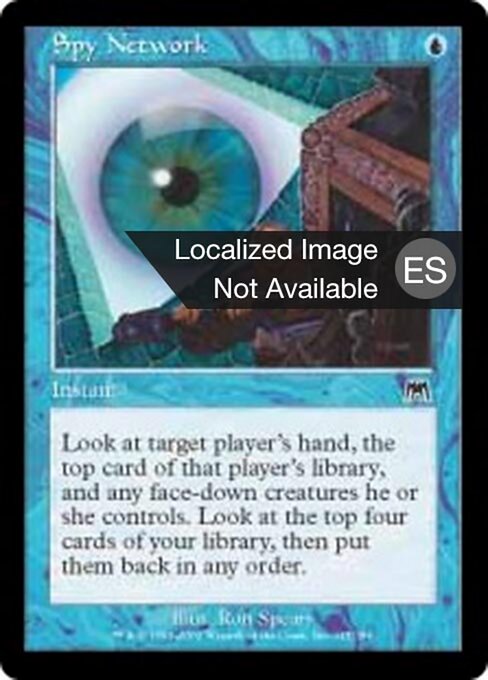 Spy Network - Onslaught (#115) - Illustrated by Ron Spears - Magic: The Gathering Card