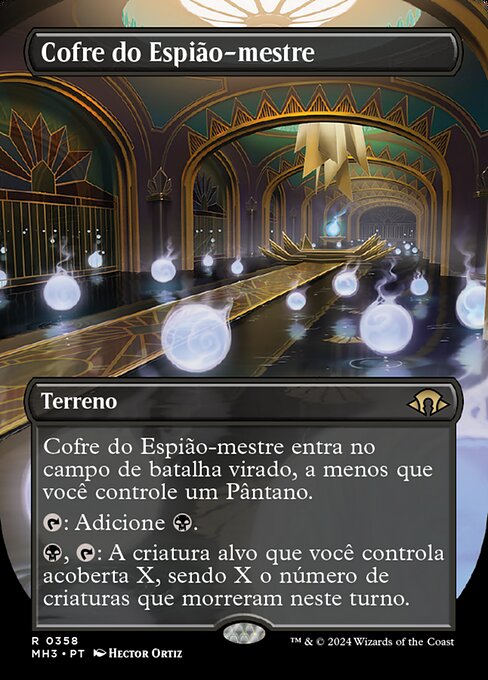 Cofre do Espião-mestre (Spymaster's Vault) - Modern Horizons 3 (#358) - Illustrated by Hector Ortiz - Magic: The Gathering Card