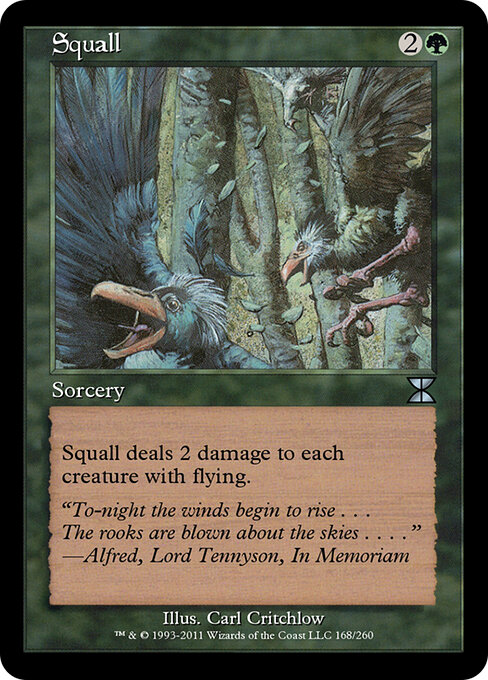 Squall - Masters Edition IV Magic card