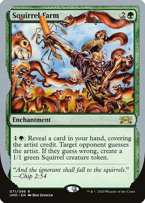 Squirrel Farm - Unsanctioned Magic card