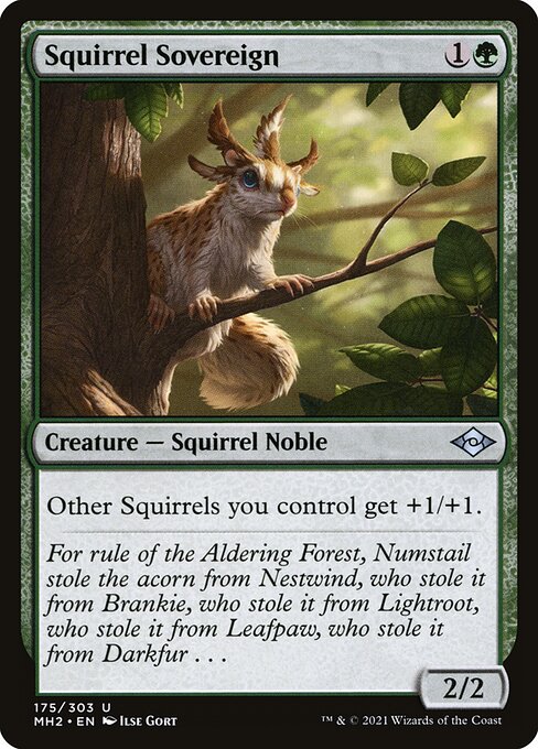 Squirrel Sovereign - Modern Horizons 2 Magic card
