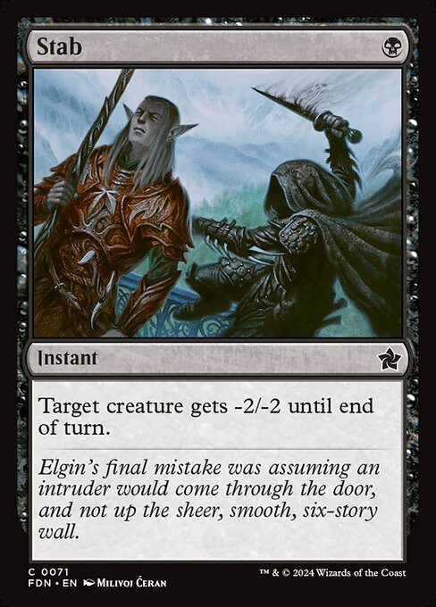 Stab - Foundations Magic card