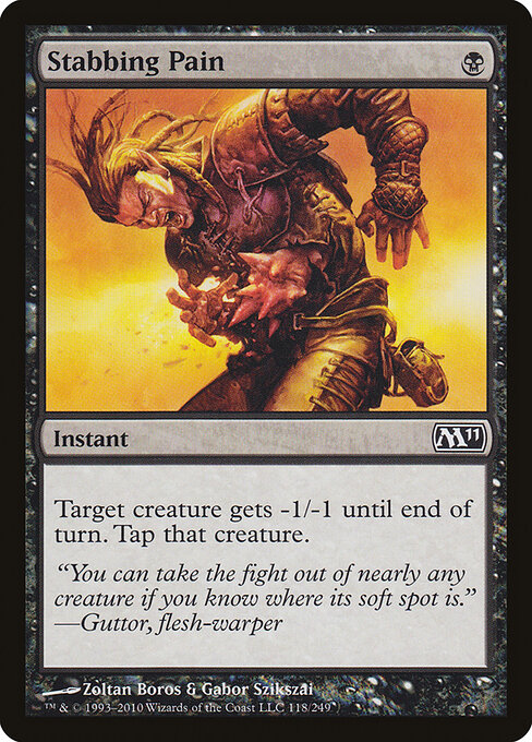 Stabbing Pain - Magic 2011 Magic card