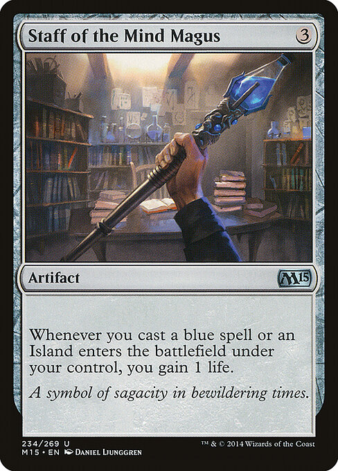 Staff of the Mind Magus - Magic 2015 Magic card