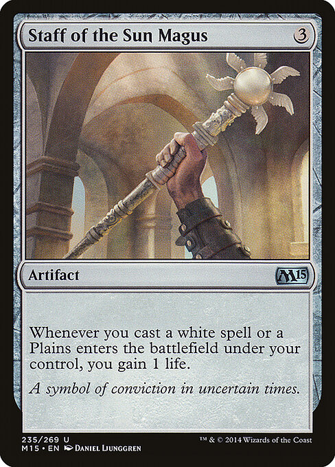 Staff of the Sun Magus - Magic 2015 Magic card